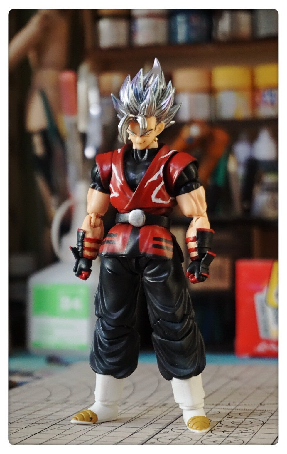 custom    dragonball   shf  vegeto figure