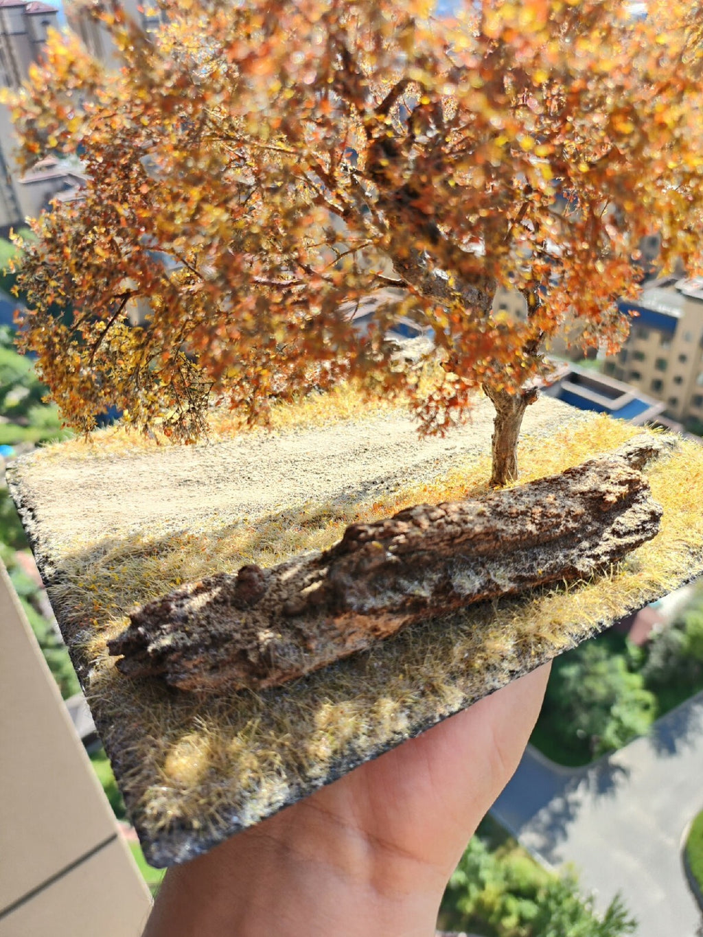 custom  1/18 tree sence for figure  20 cm  20cm