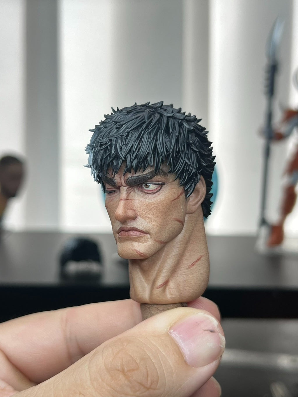 custom 1/6 berserk guts head    figure