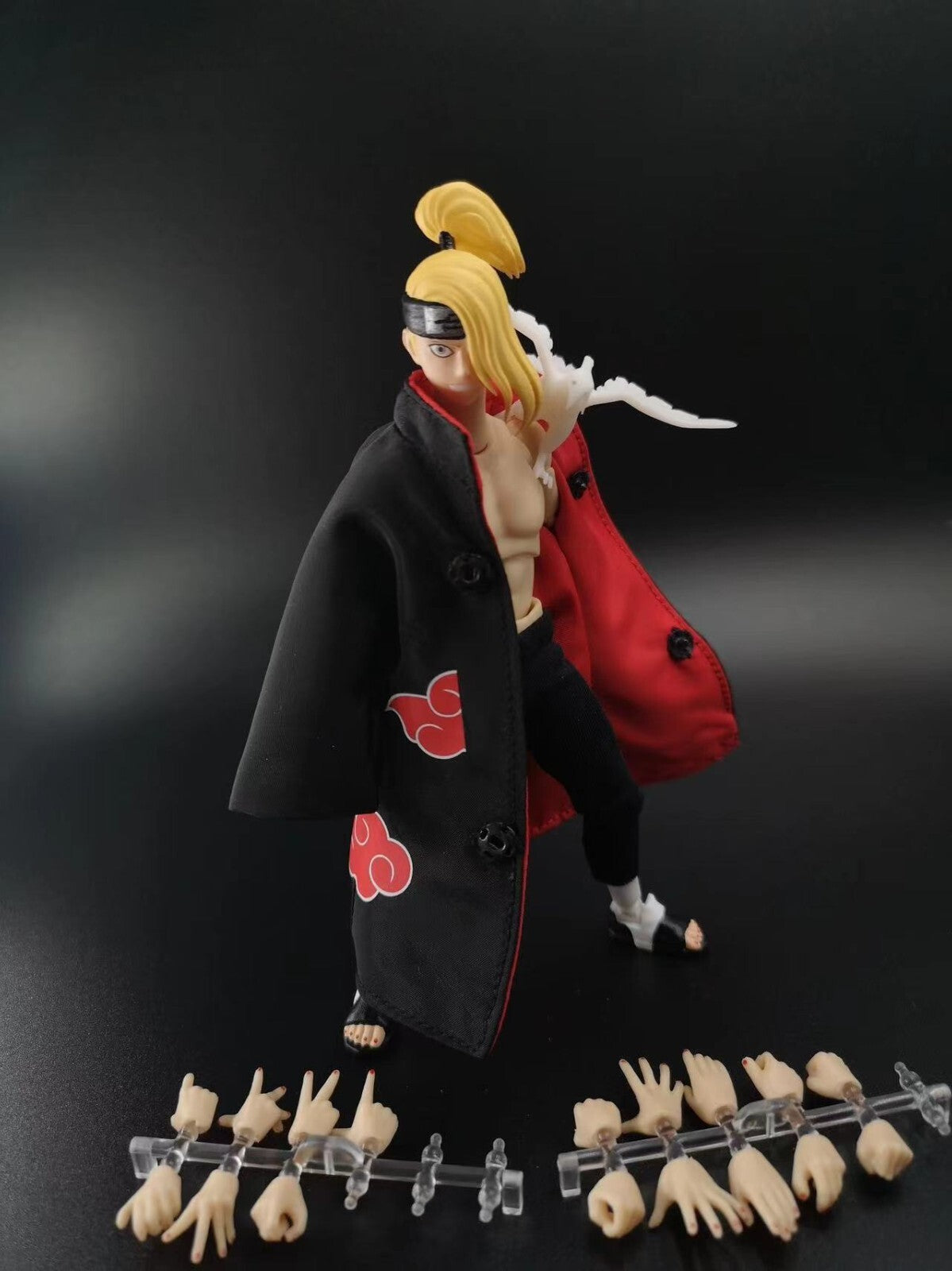 custom 1/12  Akatsuki  Deidara   6 inch shf  figure