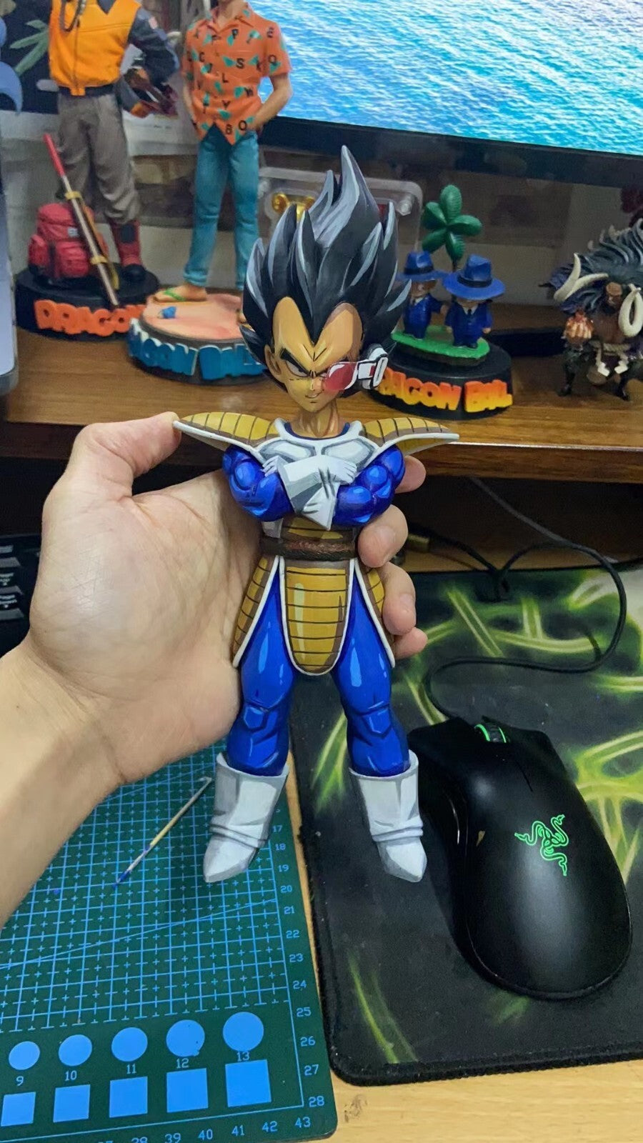 custom dragon ball super saiyan vegeta repaint