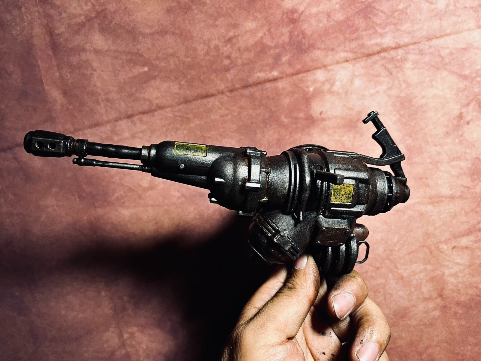 custom 1/6 Cyberpunk wastland  Gatling Gun  for fallout t60 t51 x01