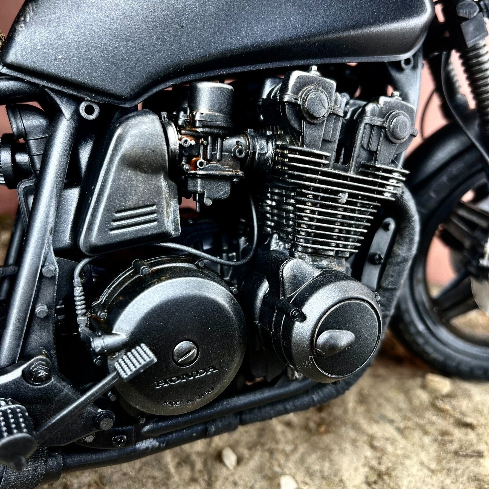 custom 1/6 Cyberpunk wastland motocycle