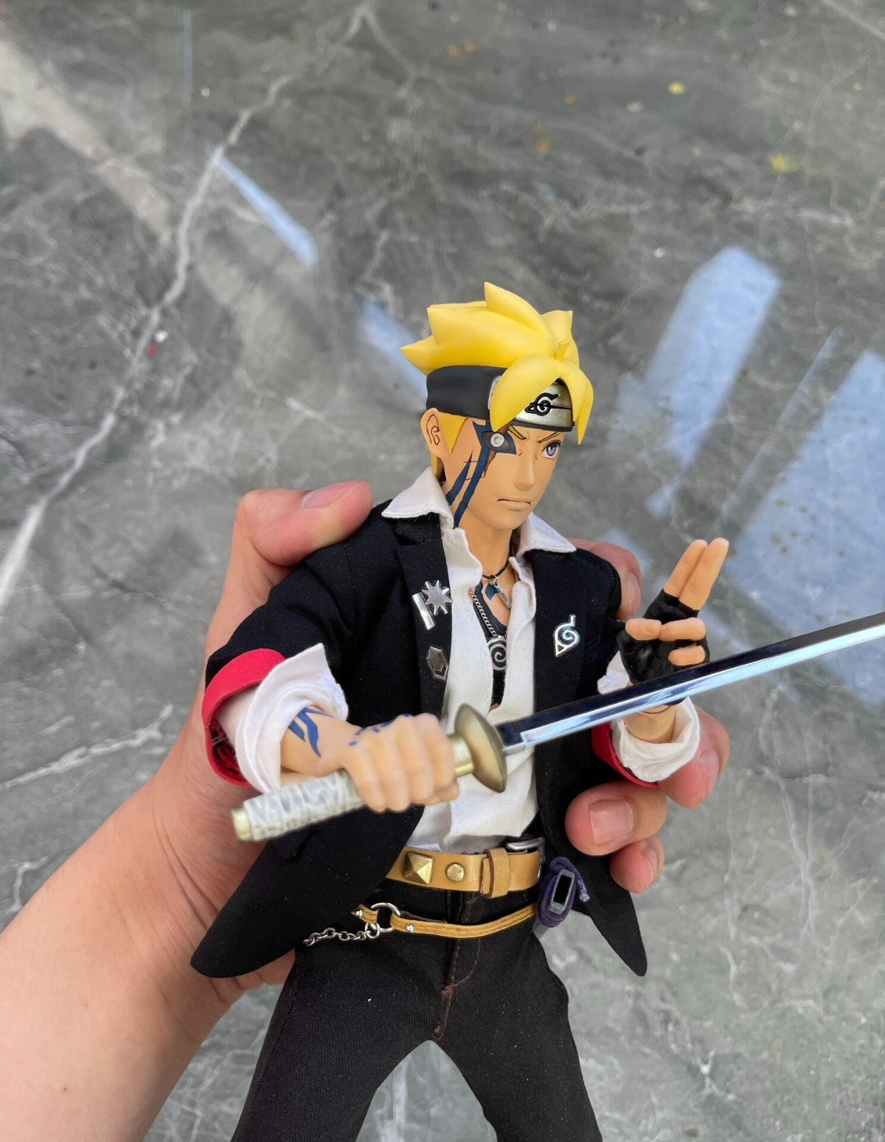 custom 1/12  Uzumaki Boruto  6 inch shf  figure