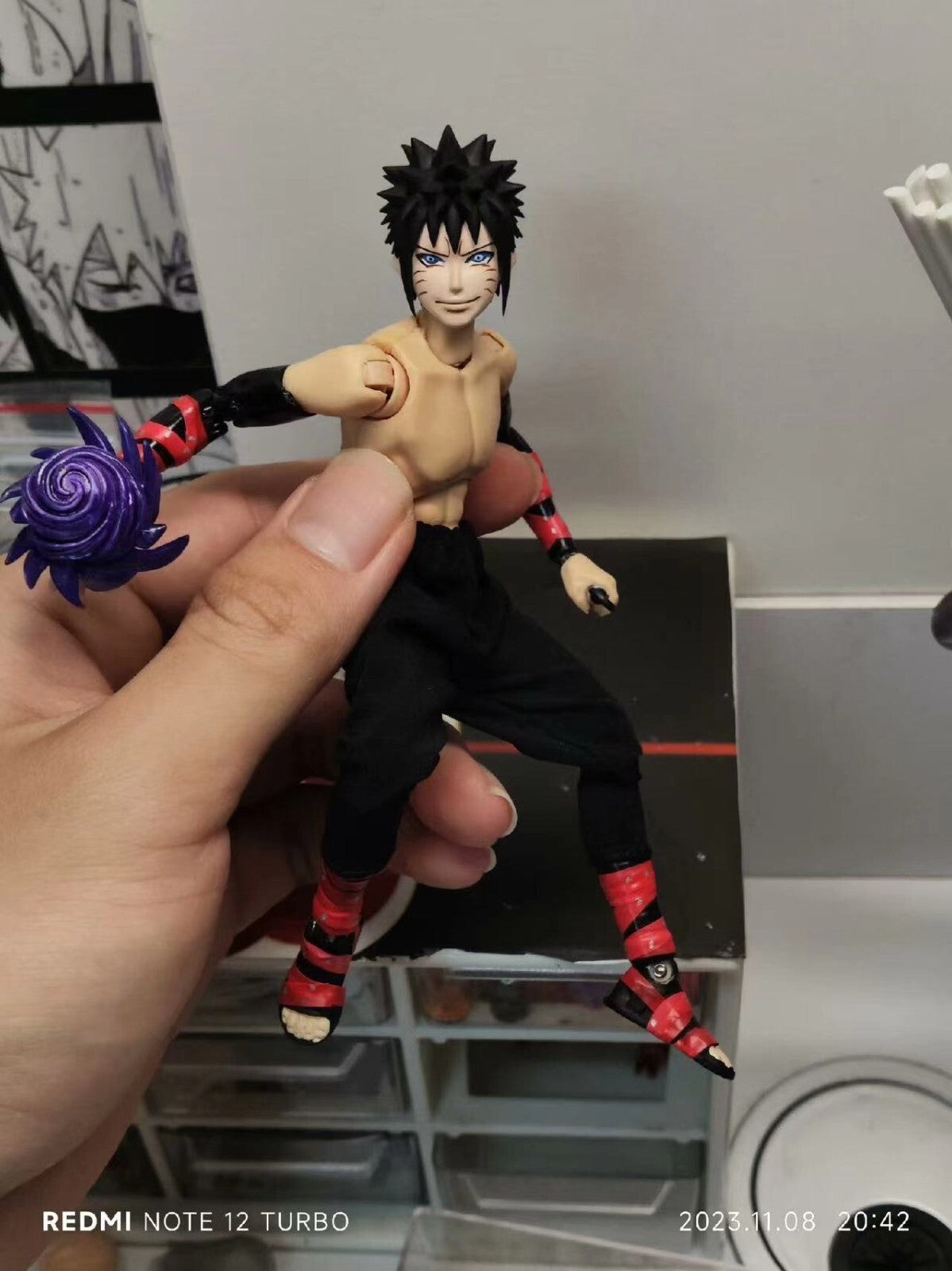 custom 1/12 Uzumaki Menma action  figure