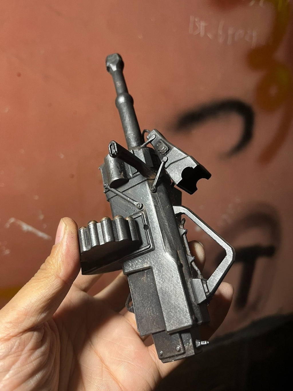 custom   1/6  Cyberpunk wastland  fallout  resin weapon for threezero