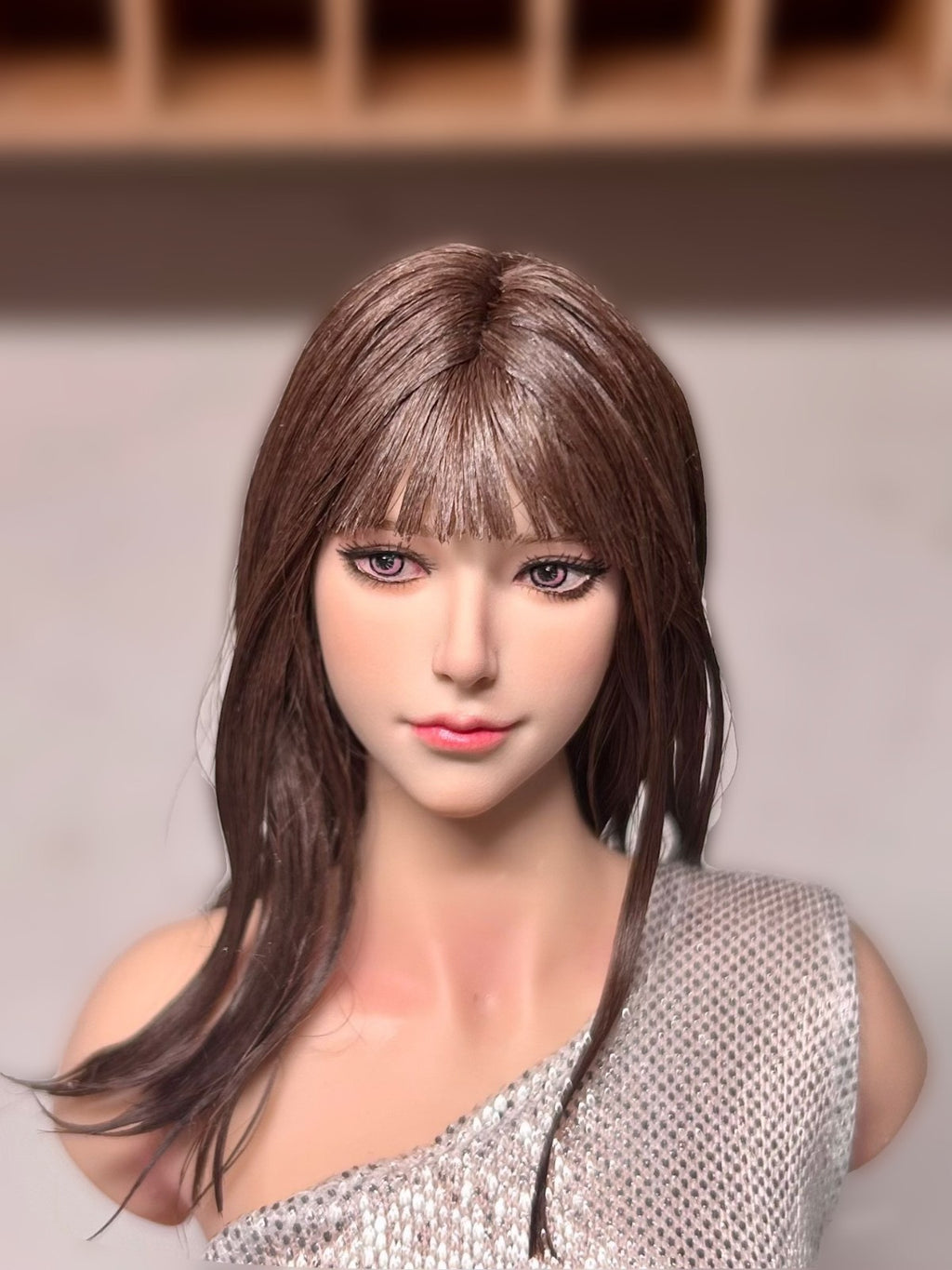 custom 1/6 Cyberpunk 2077 girl  head    Model for 12'' Action Figure