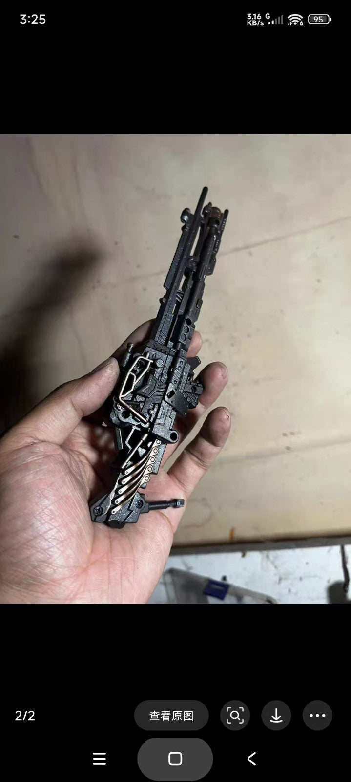 custom   1/6  Cyberpunk wastland  fallout  resin weapon for threezero