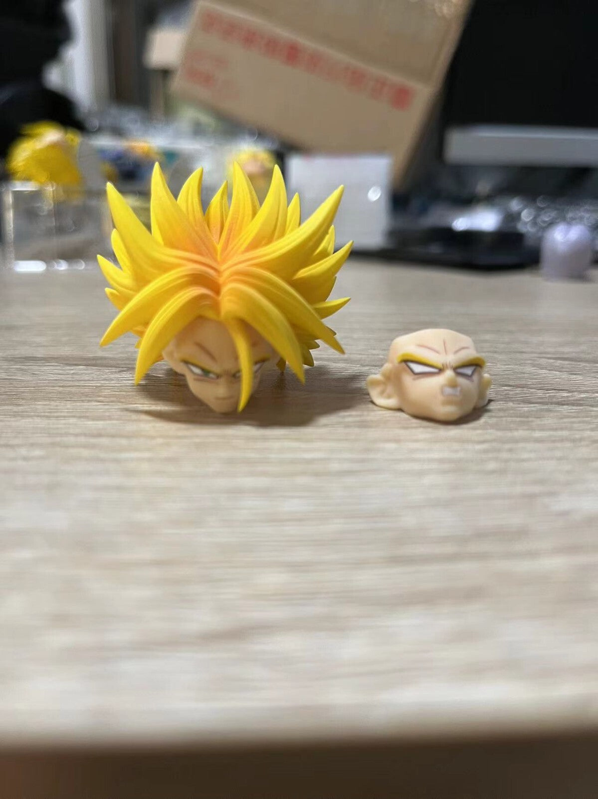 CUSTOM Dragon Ball SH Figuarts super saiyan trunks hair only in stock