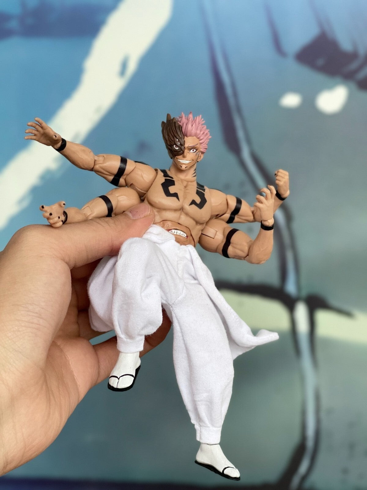 custom 1/12   Jujutsu Kaisen Ryomen Sukuna    figure