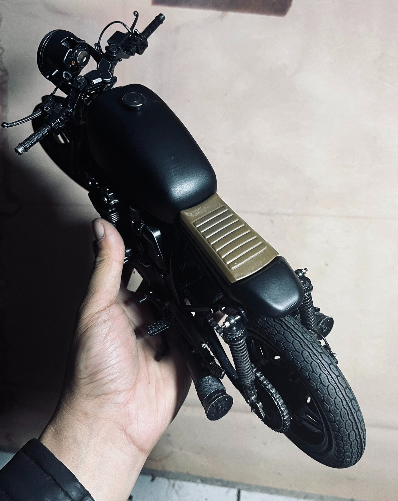 custom 1/6 Cyberpunk wastland motocycle