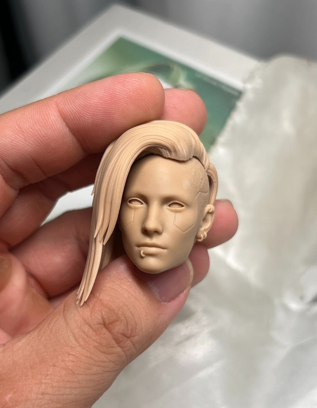 custom  1/6 Cyberpunk 2077 head for 12 inch figure need40days