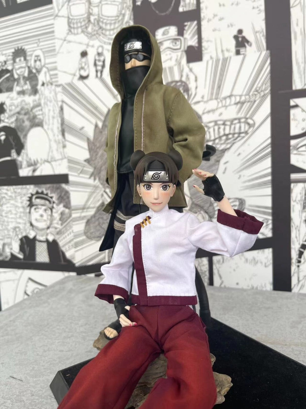 CUSTOM 1/6 Aburame Shino 12  inch figure
