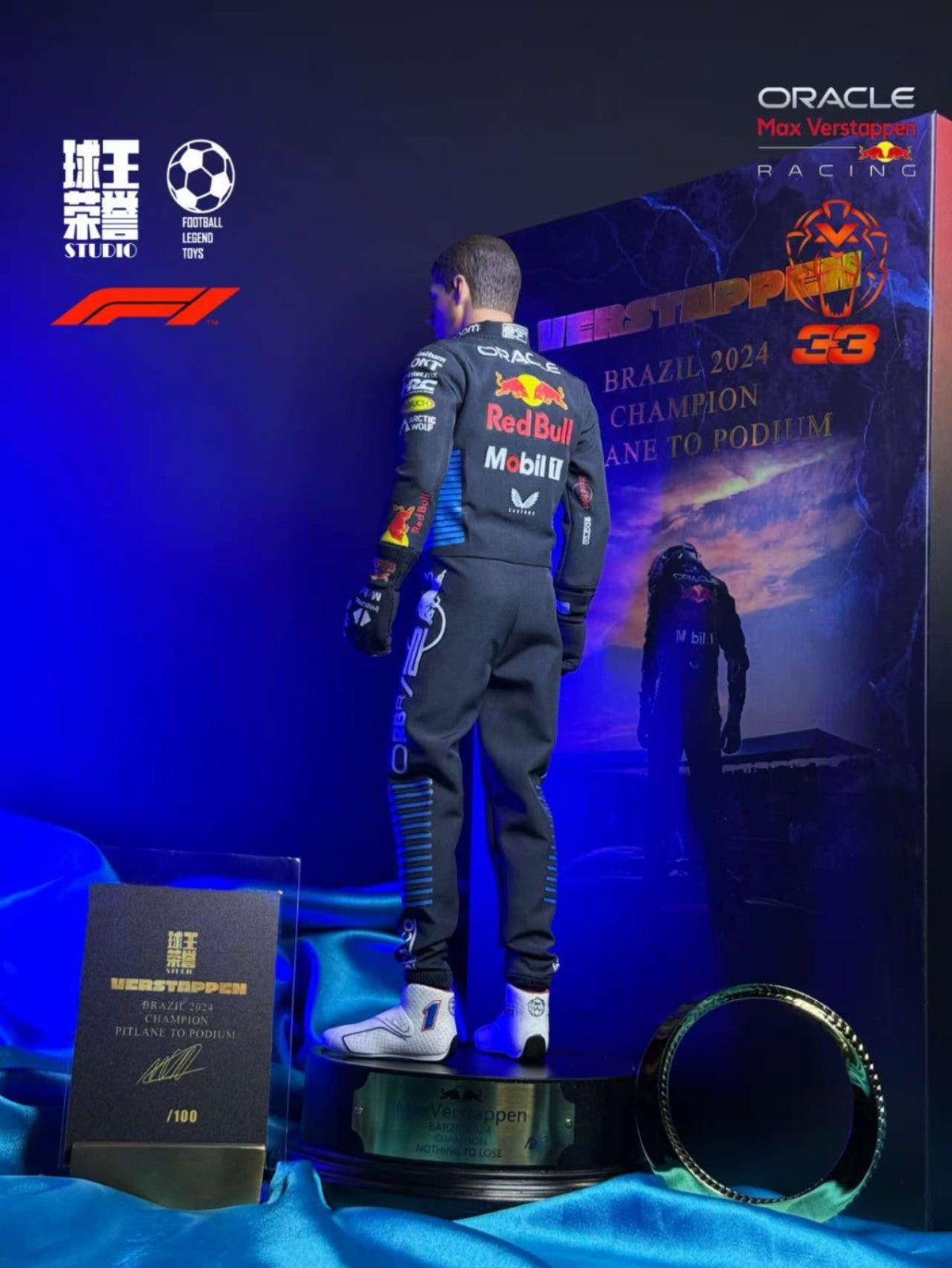 1/6 scale Max Verstappen  Male Model for 12'' Action Figure