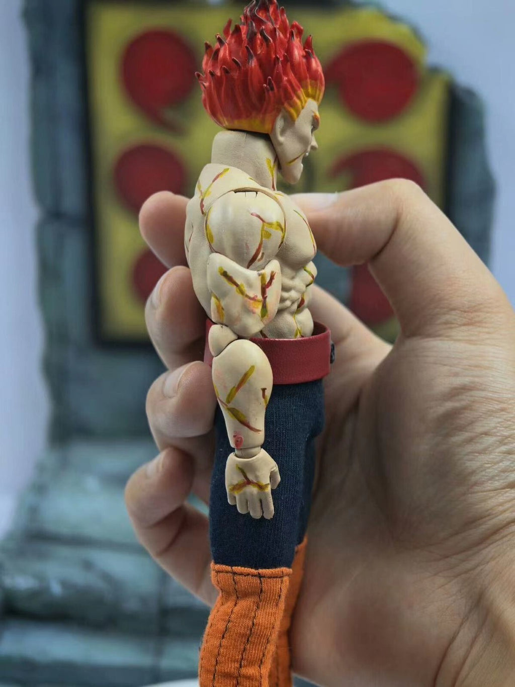 custom 1/12  Might Guy 6 inch shf  figure