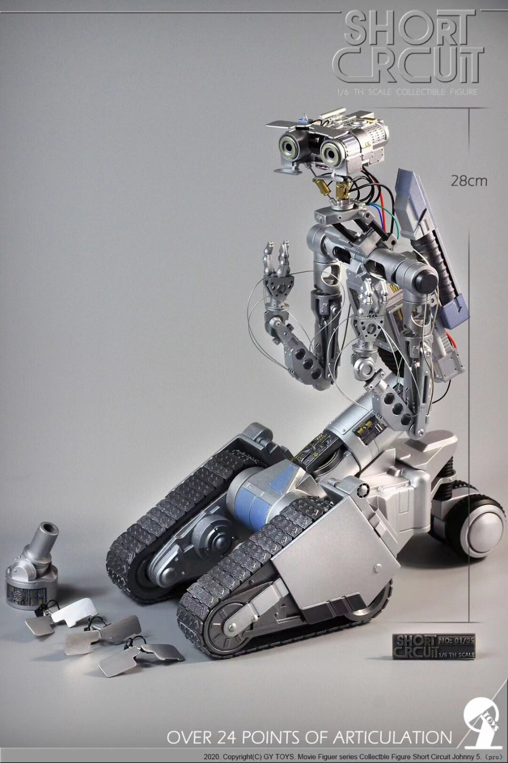 custom  1/6 Short Circuit  28cm