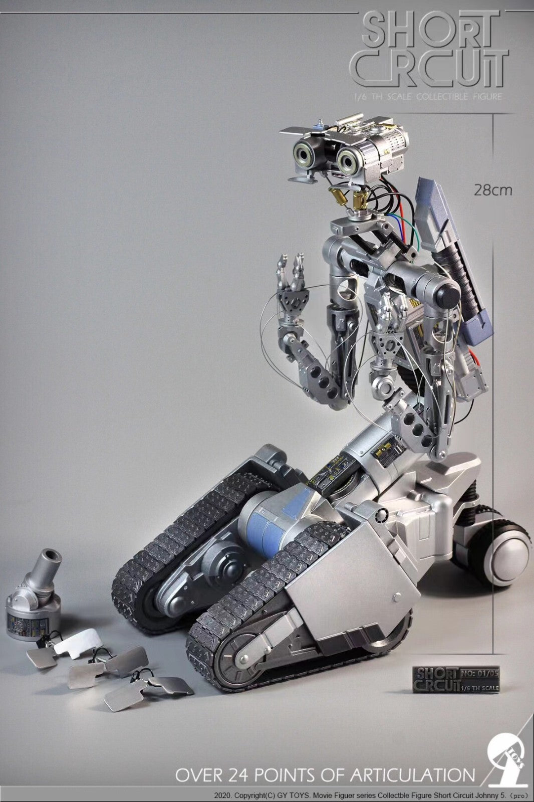 custom  1/6 Short Circuit  28cm