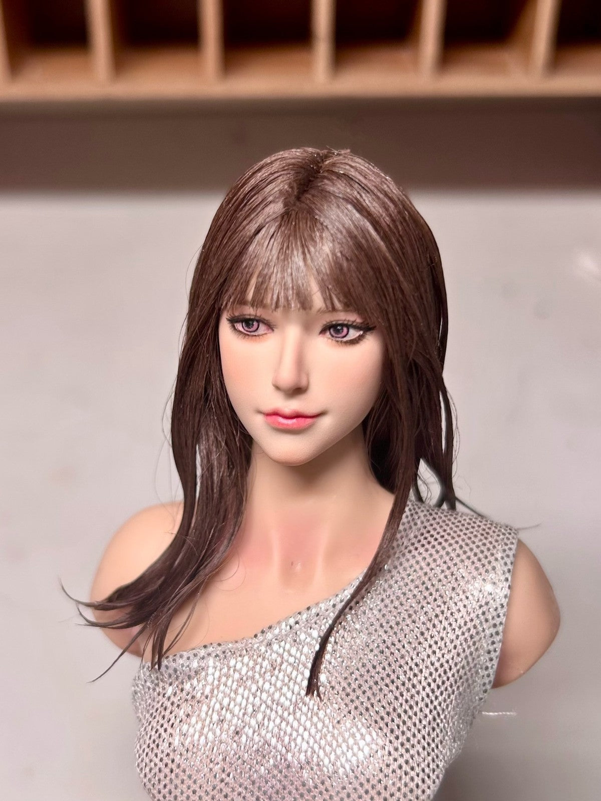 custom 1/6 Cyberpunk 2077 girl  head    Model for 12'' Action Figure