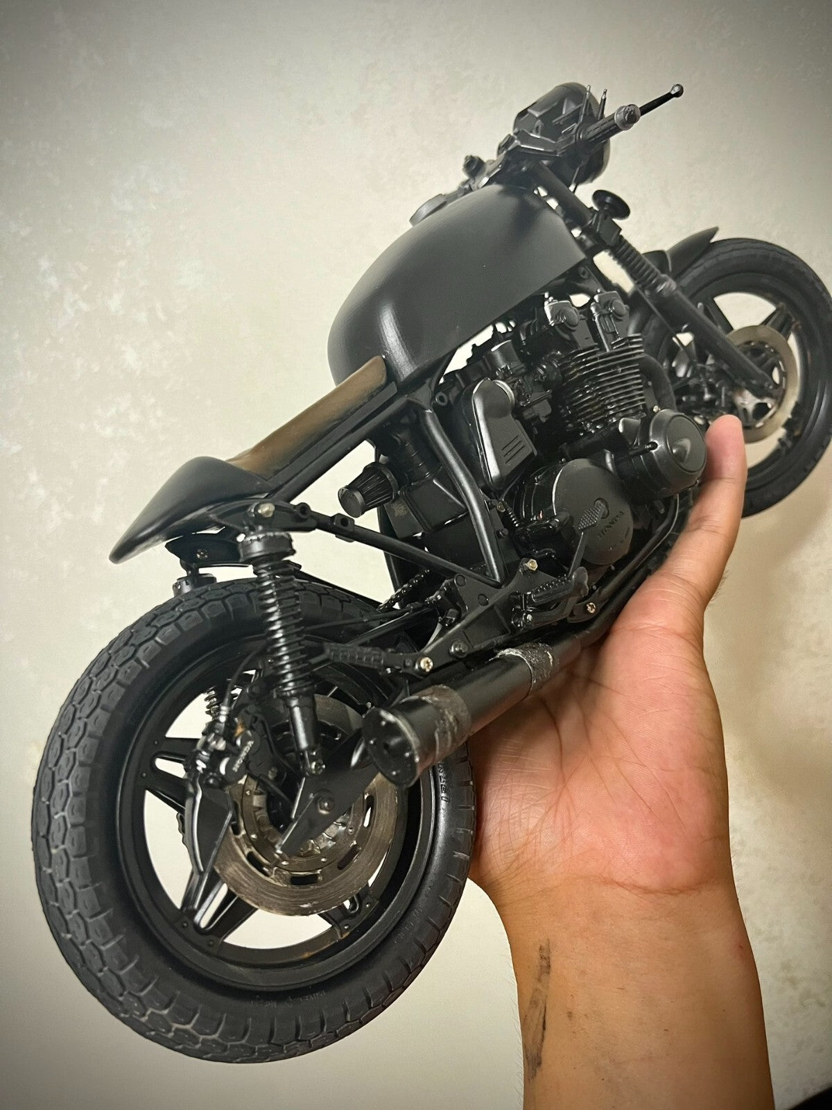 custom 1/6 Cyberpunk wastland motocycle