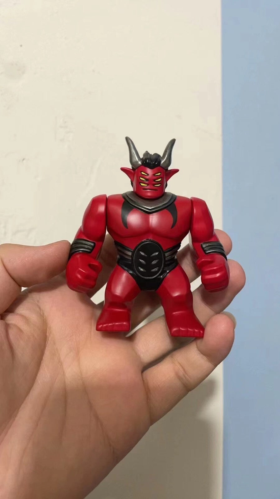 custom min brick minifig Trigon