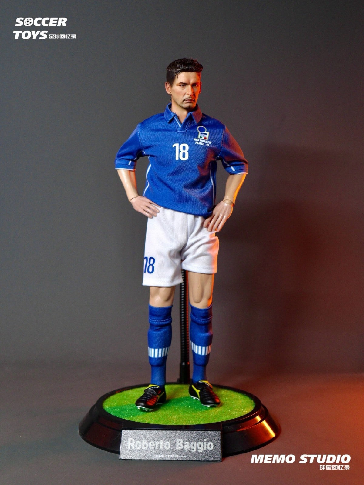 custom 1/6 scale Roberto Baggio    Male Model for 12'' Action Figure