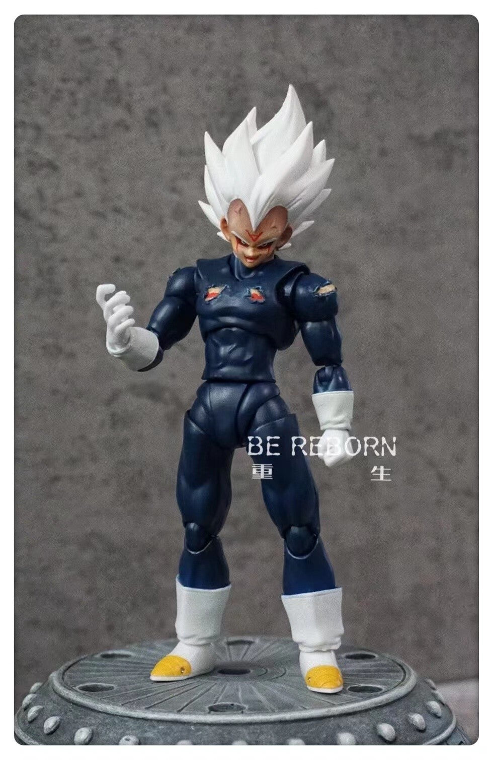custom  DRAGONBALL shf  white god vegeta