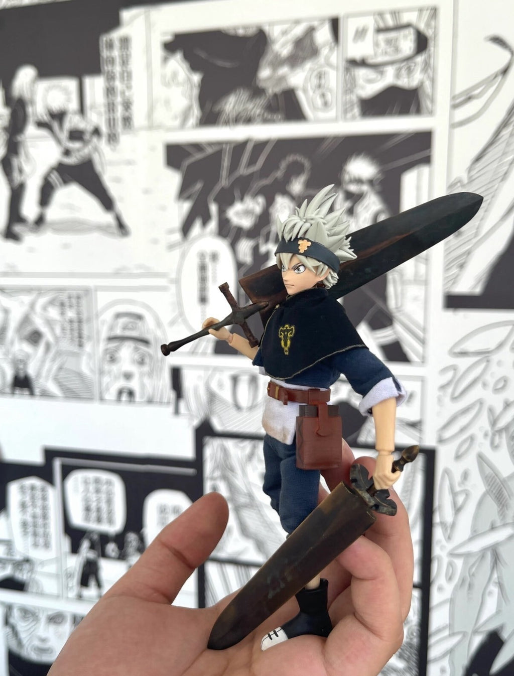 CUSTOM 1/12  Black er Asta 6 inch   inch figure