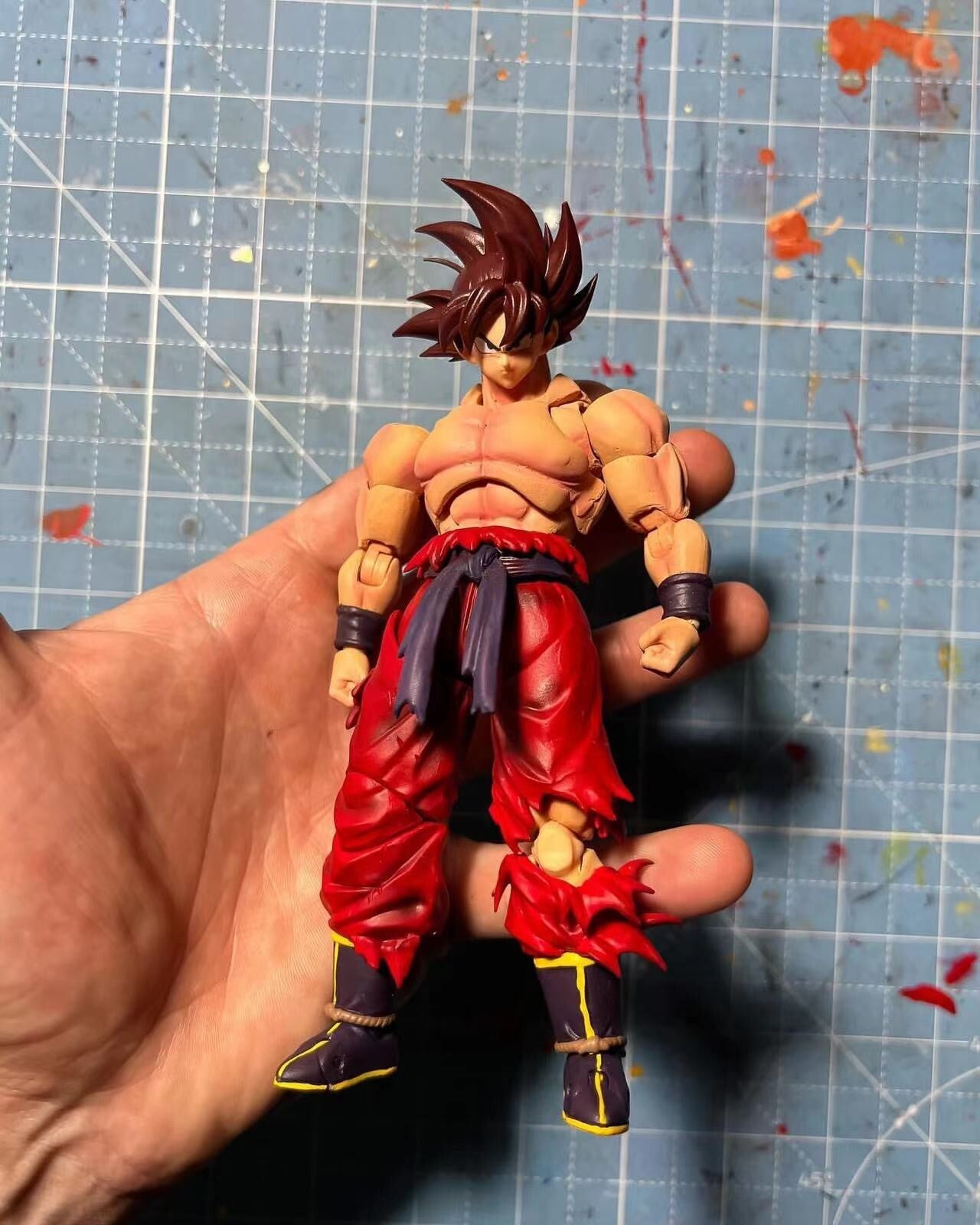 custom    dragonball   shf   goku shf figure
