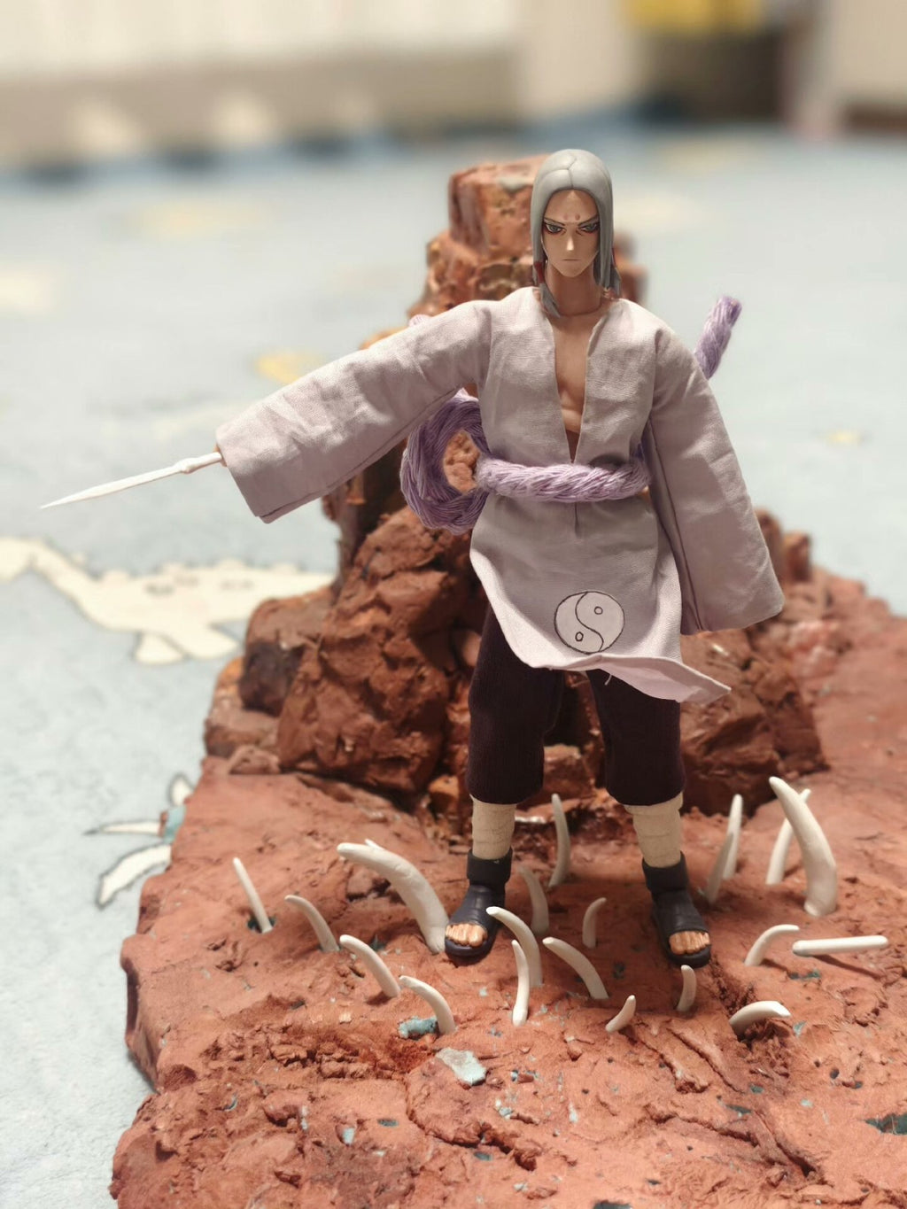 custom 1/12  Kimimaro  figure no including background