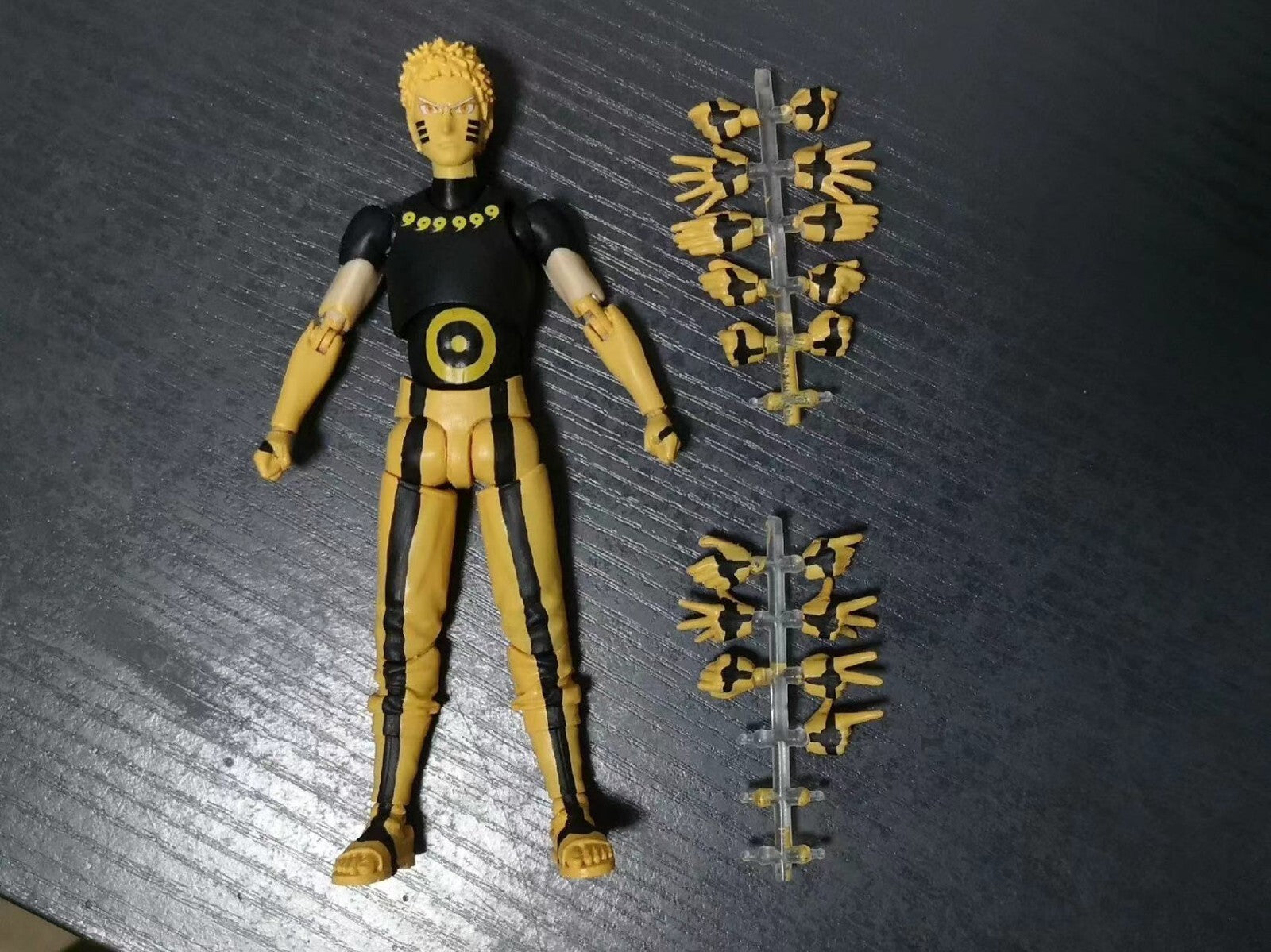 custom 1/12 gloden Uzumaki 6 inch shf  figure