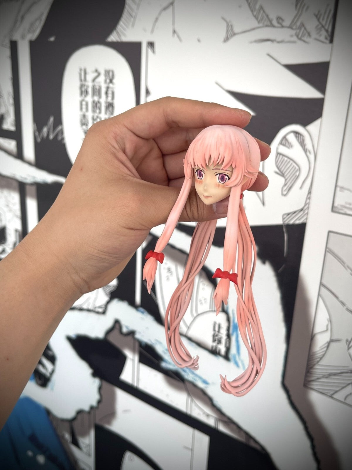 custom 1/6 Gasai Yuno Mirai Nikki  12 inch figure