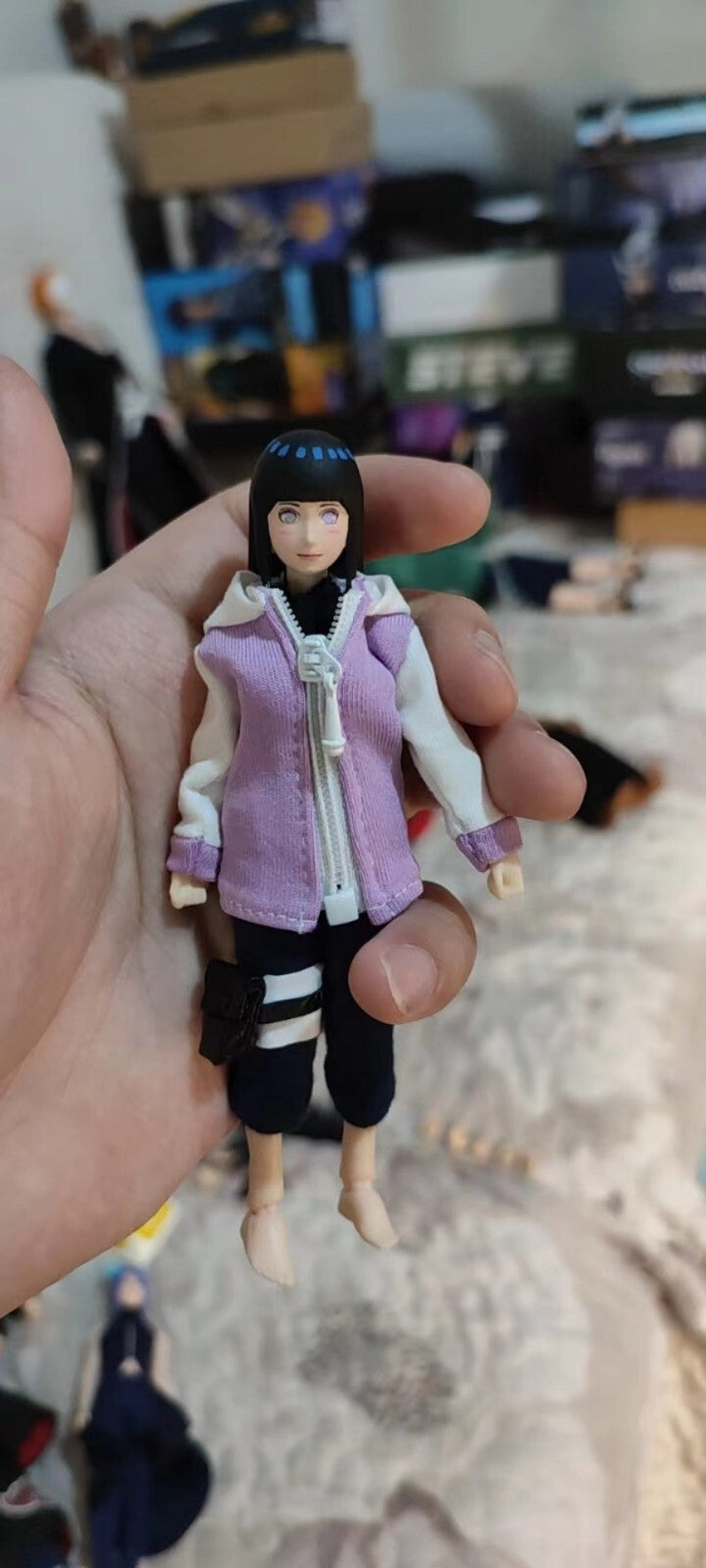 custom 1/12 Hyūga Hinata 6 inch shf  figure
