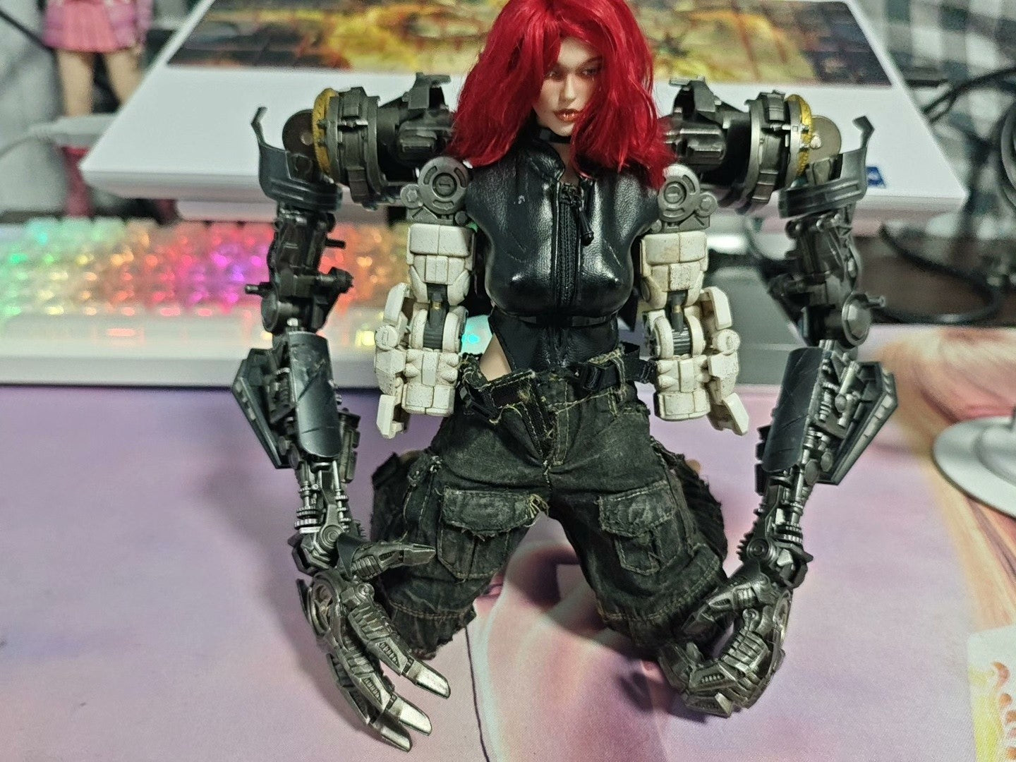 custom 1/6 wastland  Cyberpunk  12 inch figure