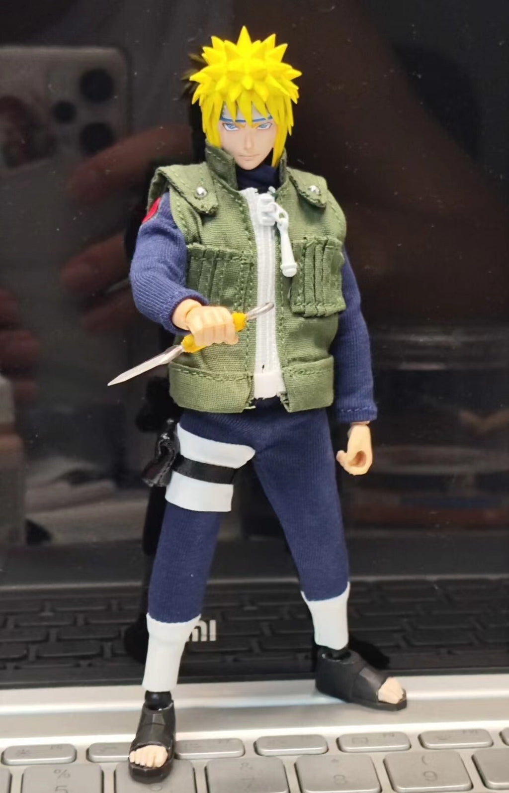custom 1/12 Namikaze Minato 6 inch shf  figure