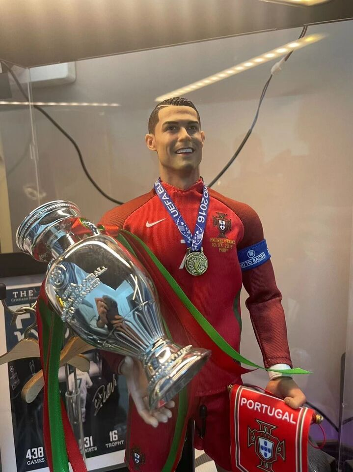 custom 1/6 scale Cristiano Ronaldo Male Model for 12'' Action Figure