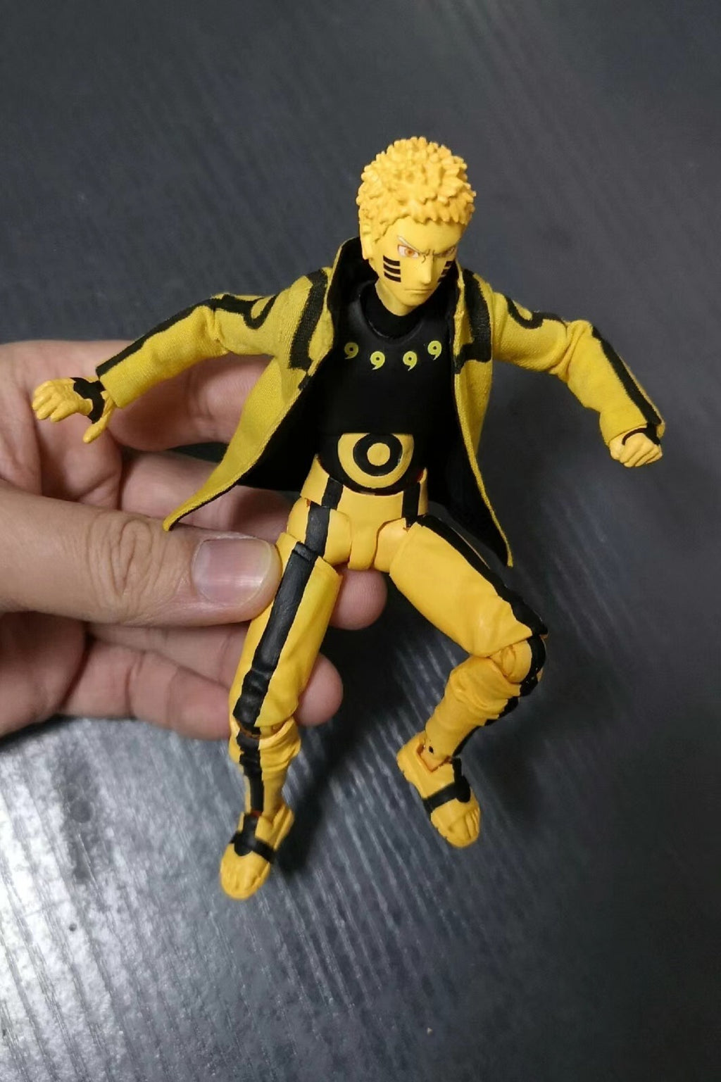 custom 1/12 gloden Uzumaki 6 inch shf  figure