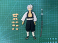 custom 1/12 Demon Slayer  Shinazugawa Sanemi action figure