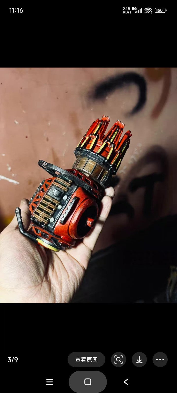 custom 1/6 Cyberpunk wastland gun  for fallout t60 figure threezero