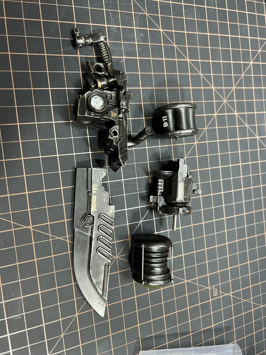 1/6 Cyberpunk wastland  weapon  for  12  inch figure