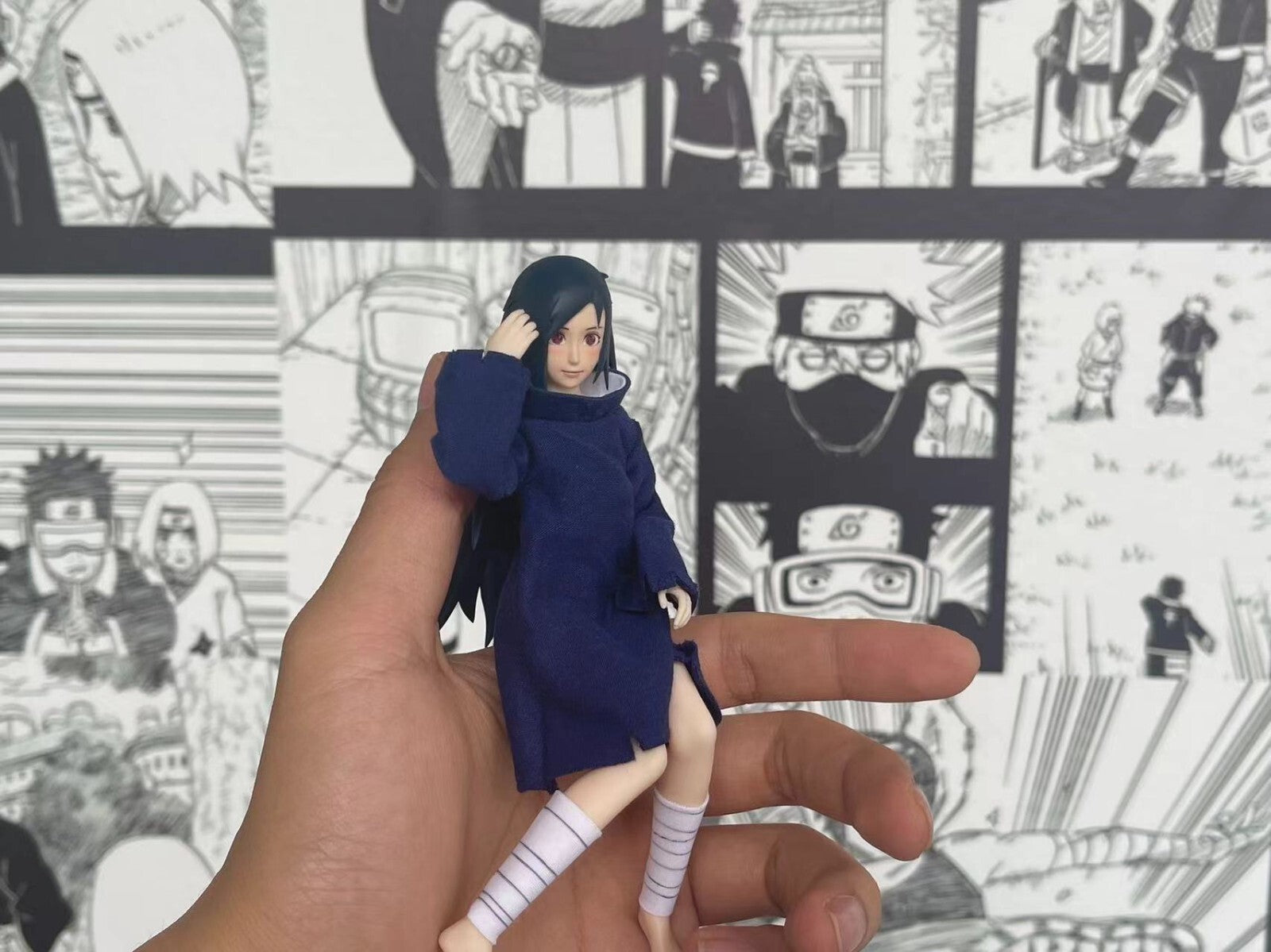 custom 1/12  Uchiha Hikari 6 inch shf  figure