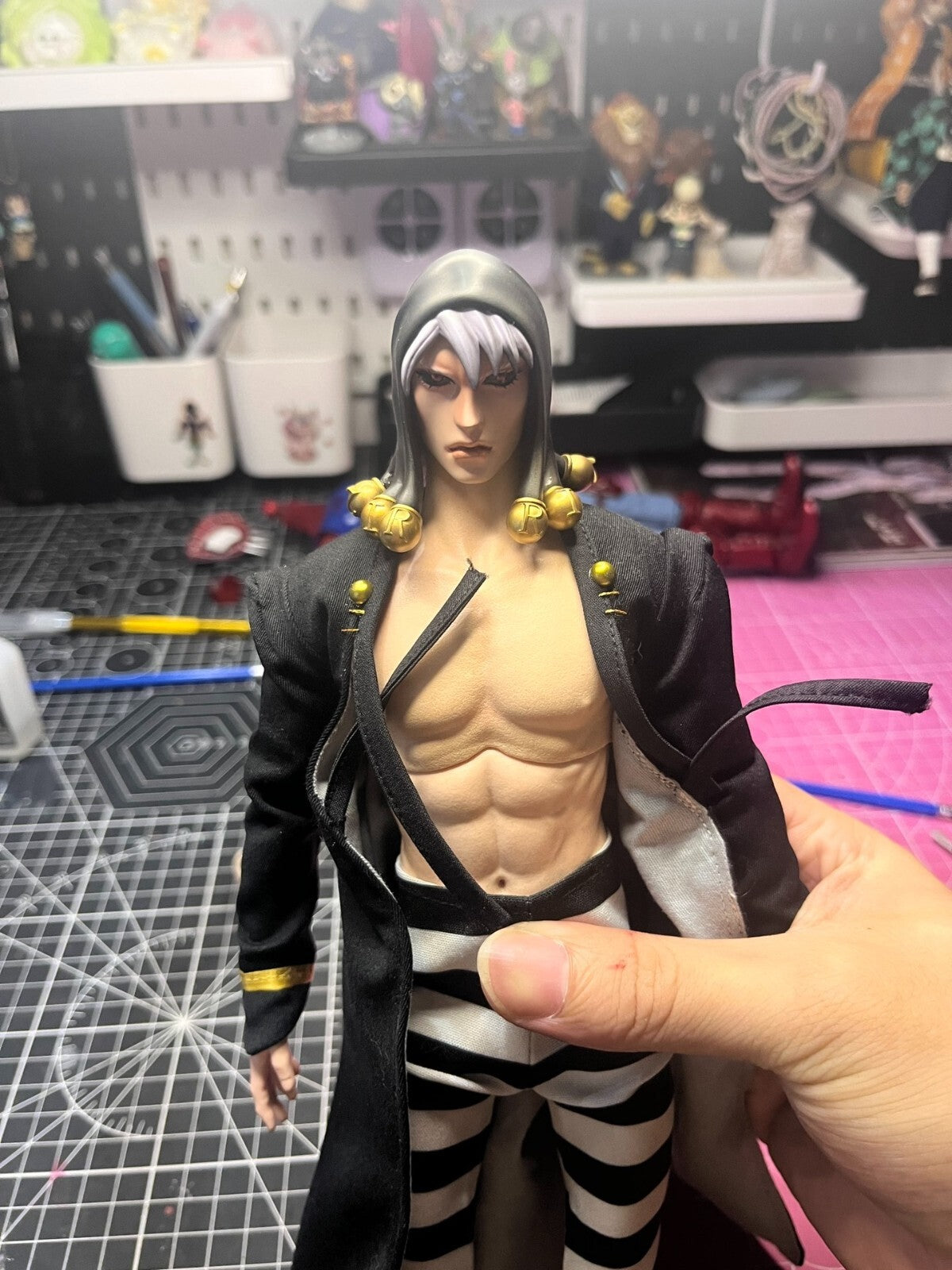 custom 1/6 JoJo's Bizarre Adventure Risotto Nero    figure need about 50days