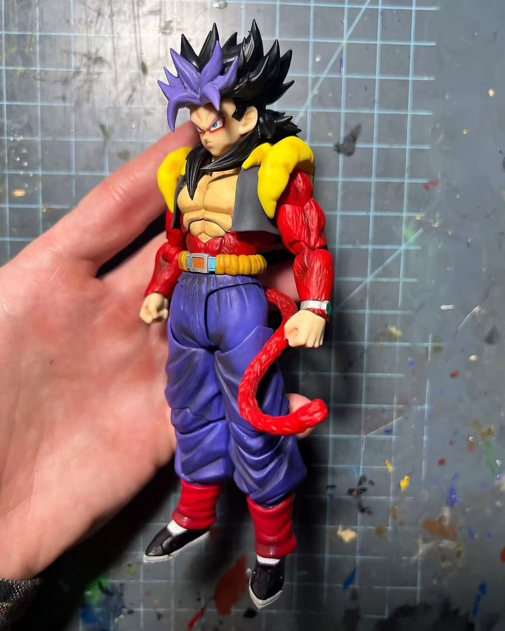 custom Dragon Ball  SHF s.h.figuarts  trunks ssj4    Action Figure need 40 days