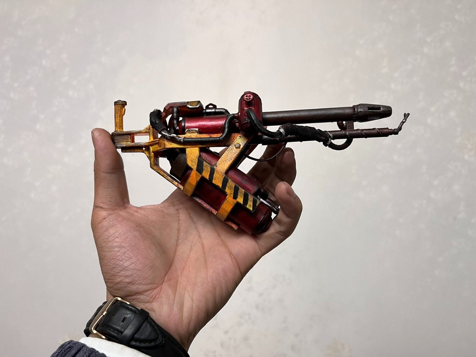 custom   1/6  Cyberpunk wastland  fallout  resin weapon for threezero