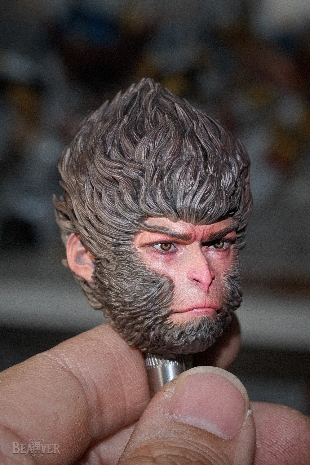 custom 1/6 Cyberpunk 2077 Black Myth: Wuk   head    Model for 12'' Action Figure