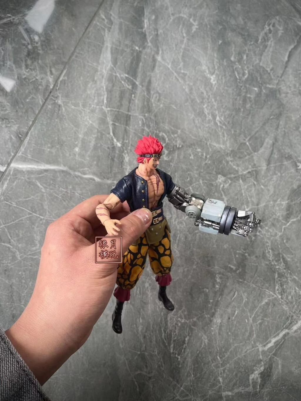 CUSTOM 1/12 one piece   van shf  Eustass Kid 6  inch figure