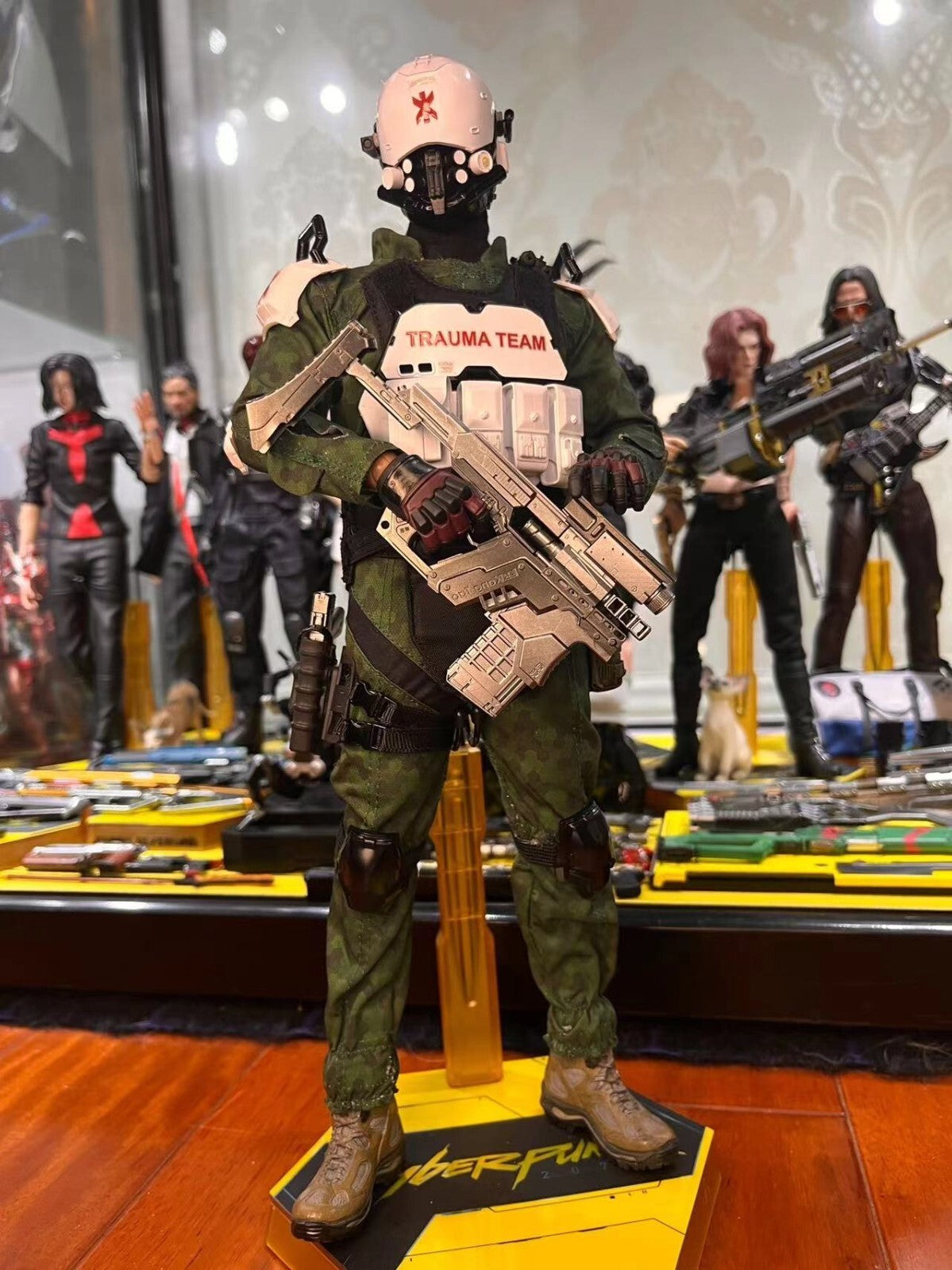 custom 1/6 Cyberpunk 2077 Trauma Team   Model for 12'' Action Figure need 60days