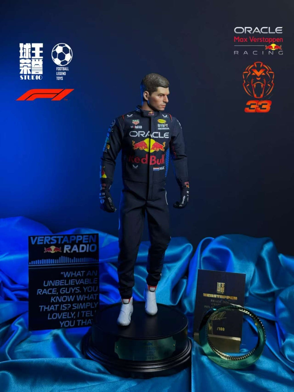 1/6 scale Max Verstappen  Male Model for 12'' Action Figure