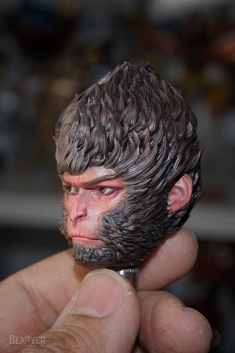 custom 1/6 Cyberpunk 2077 Black Myth: Wuk   head    Model for 12'' Action Figure