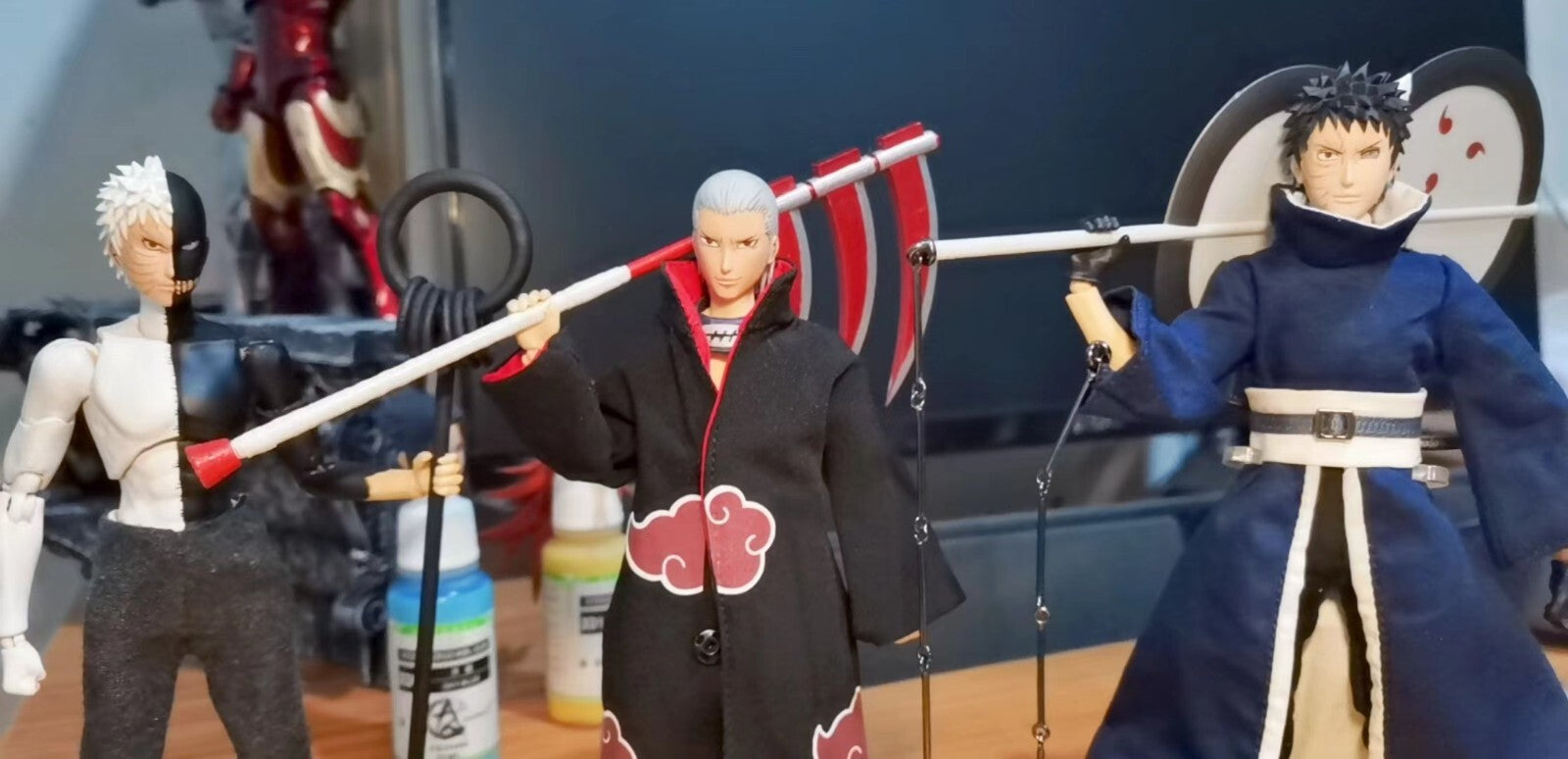 custom 1/12 Uchiha Obito  6 inch shf  figure