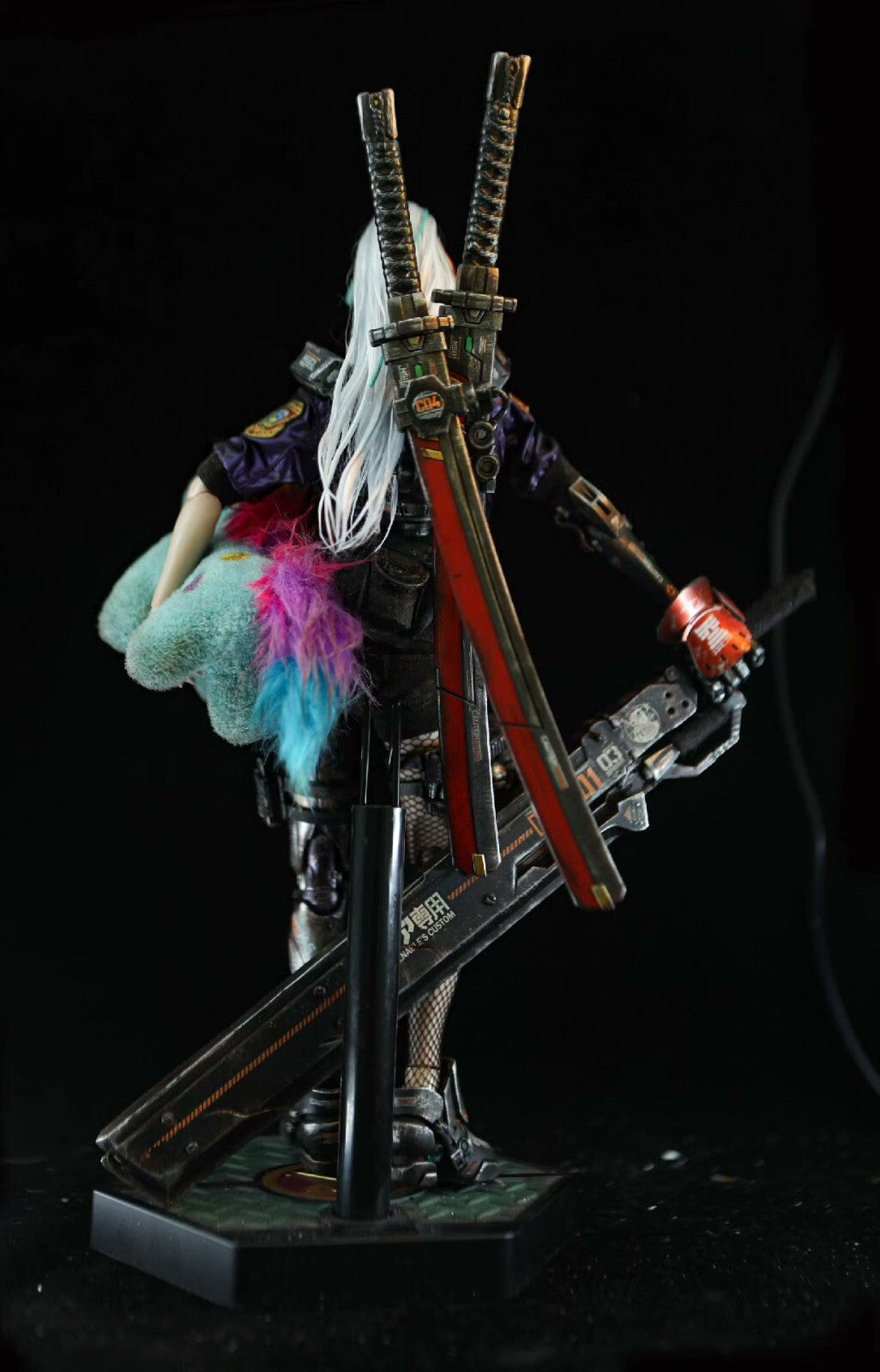 custom 1/6 Cyberpunk wastland  figure